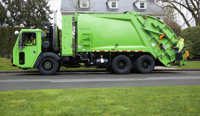 Image of refuse hauler