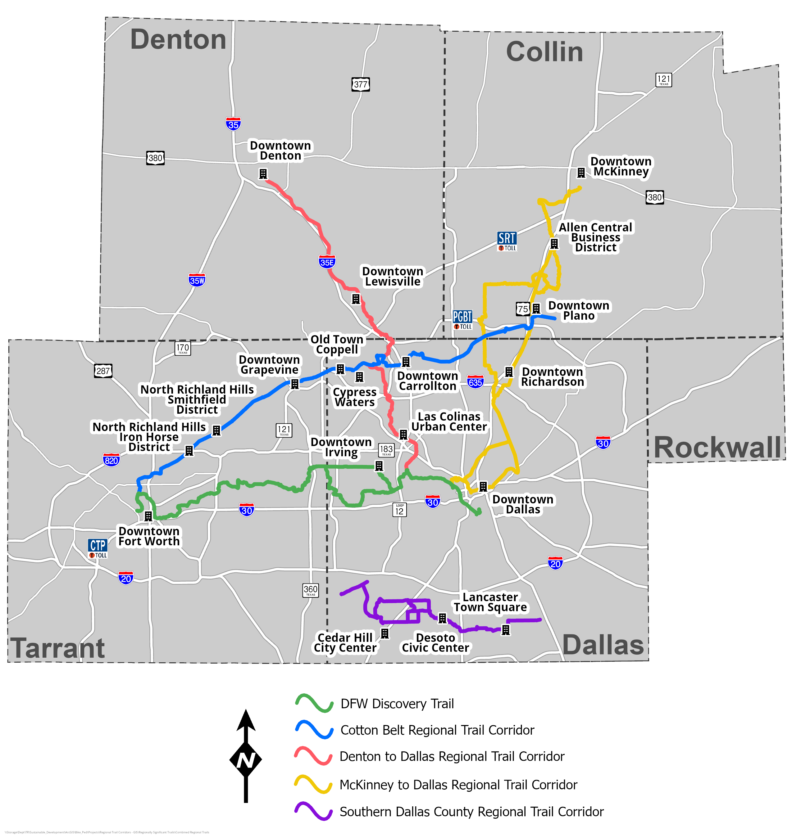 Regional Trail Corridor Map (Photo Update) Regional Trail Corridor Map (Photo Update)
