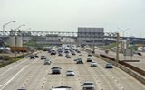 Cars driving on a highway