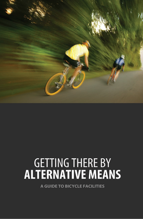 A Guide to Bicycle Facilities lists shared use paths, cycle tracks.