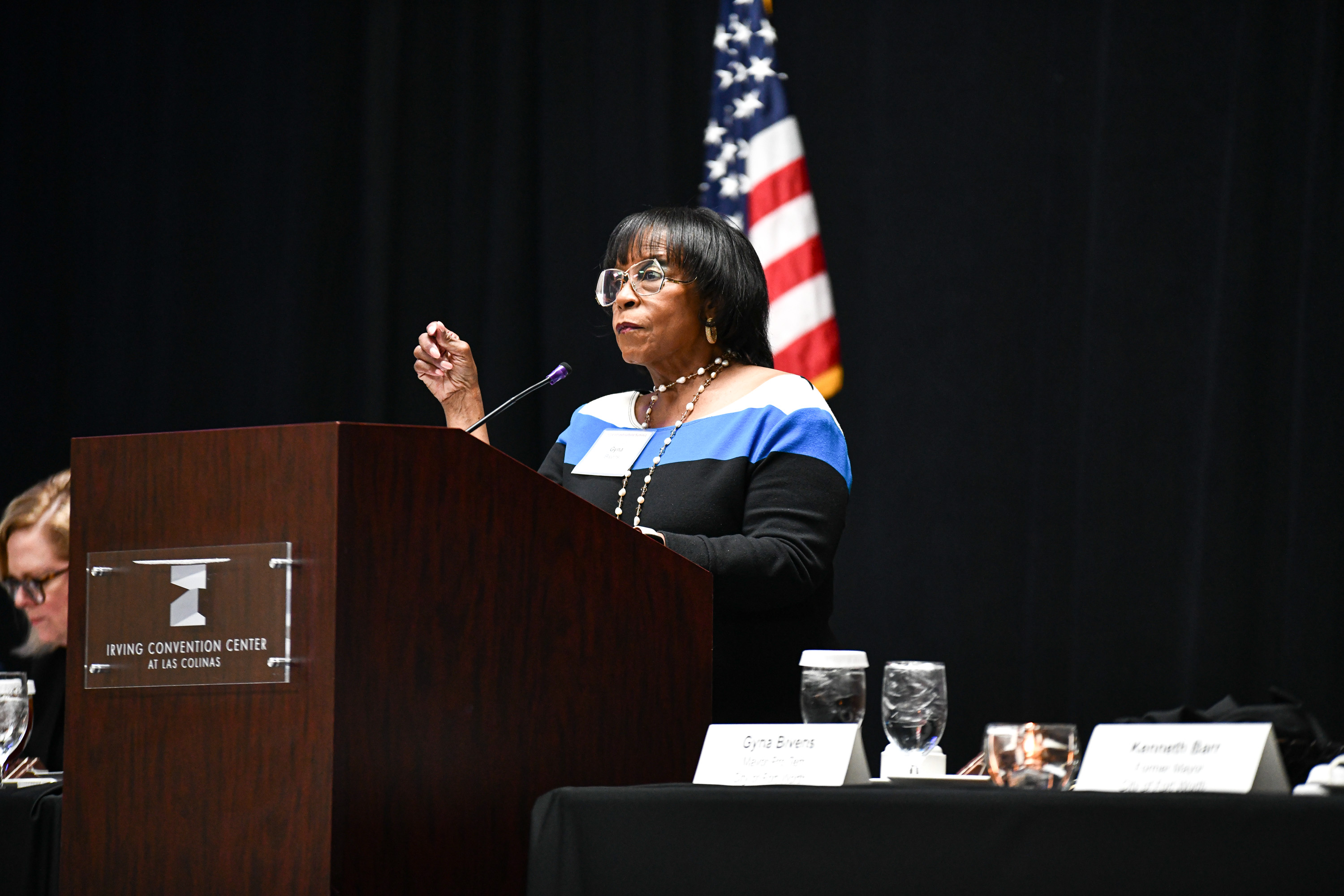 Gyna Bivens, Mayor Pro Tem, City of Fort Worth, Speaks at the Regional Transportation Council 50th anniversary celebration.