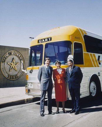 The First DART transit agency bus around 1983.