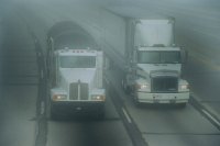 Trucks on highway