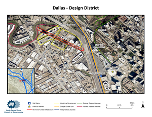 Mapped Image of Dallas Design District