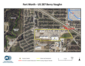 Fort Worth US 287 Map
