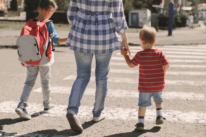 Walking Kids to School-Getty Image