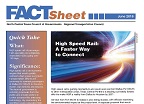 High Speed Rail Fact Sheet Cover