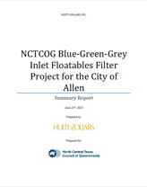 City of Allen Project Cover