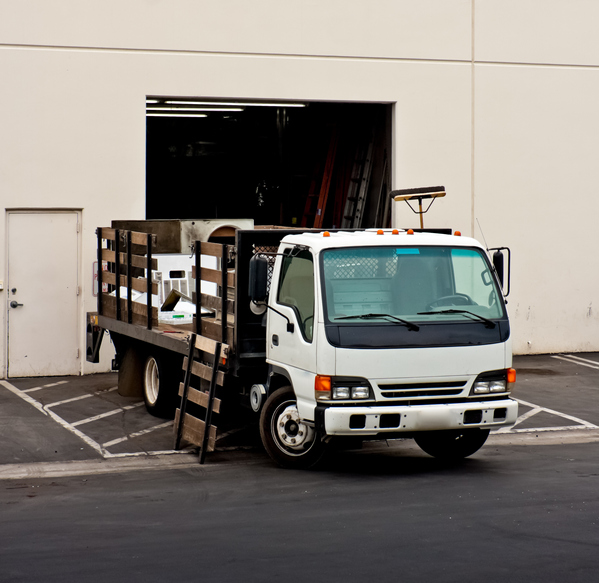 image of stake truck