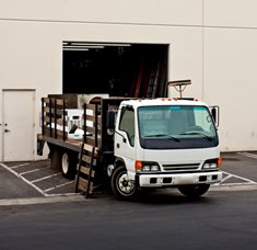 image of stake truck