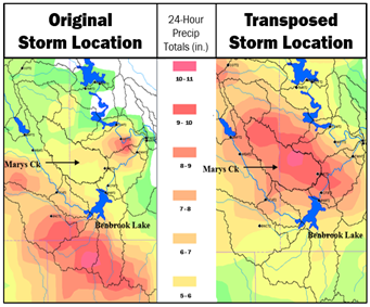 Storm Shift Approach Example