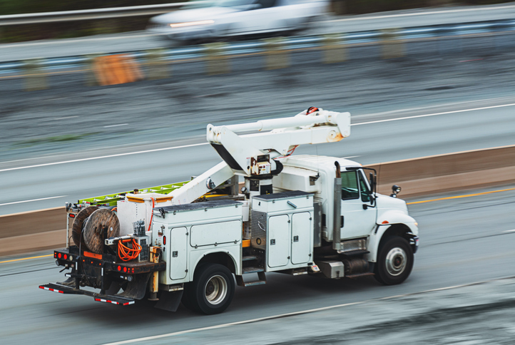 Image of bucket truck