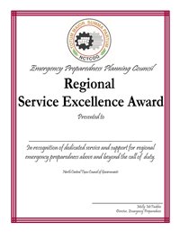 Regional Service Excellence Award Nomination