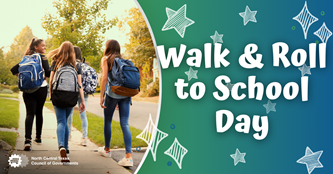 girls walking to school