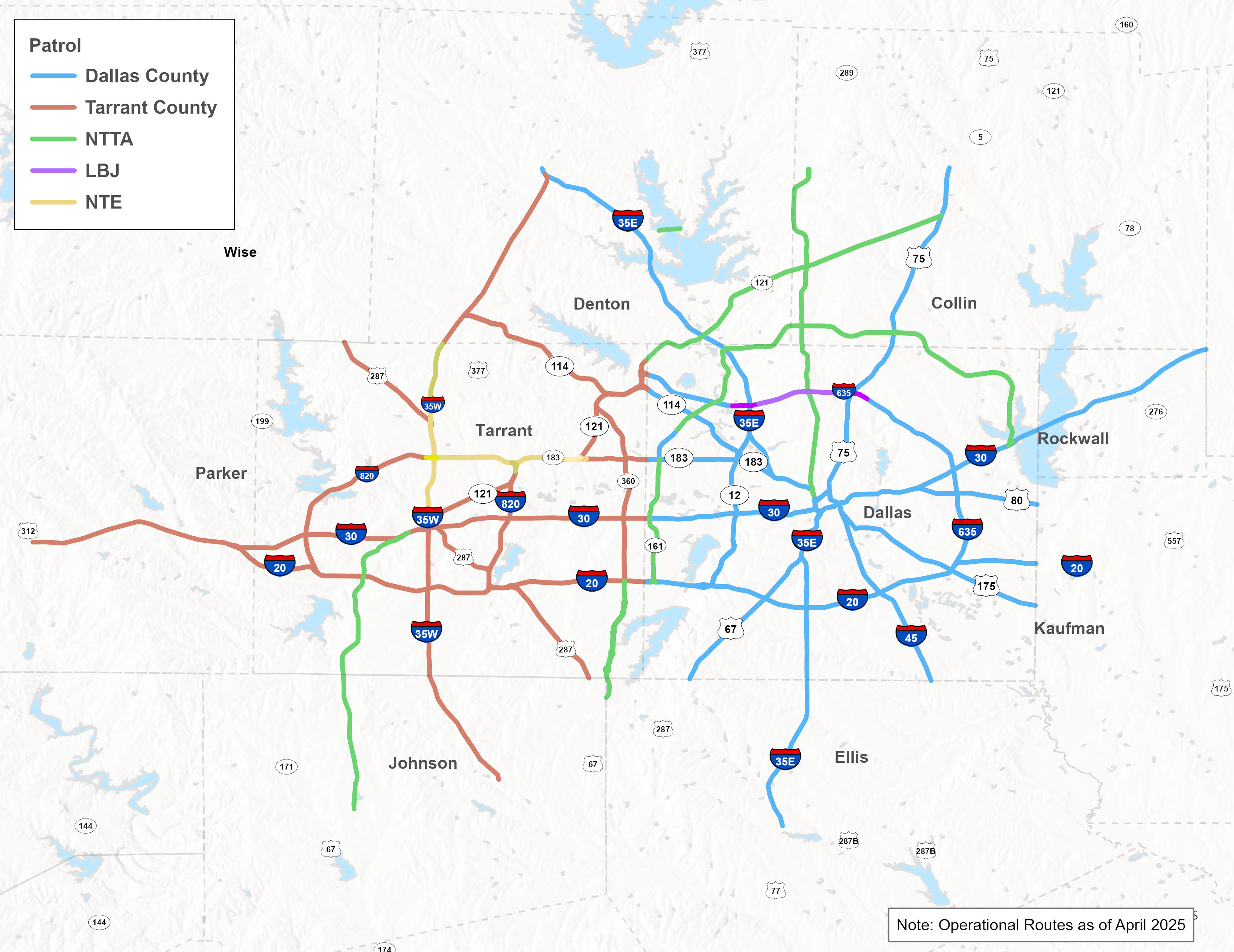 Patrol Route Map