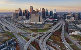An aerial view of Dallas