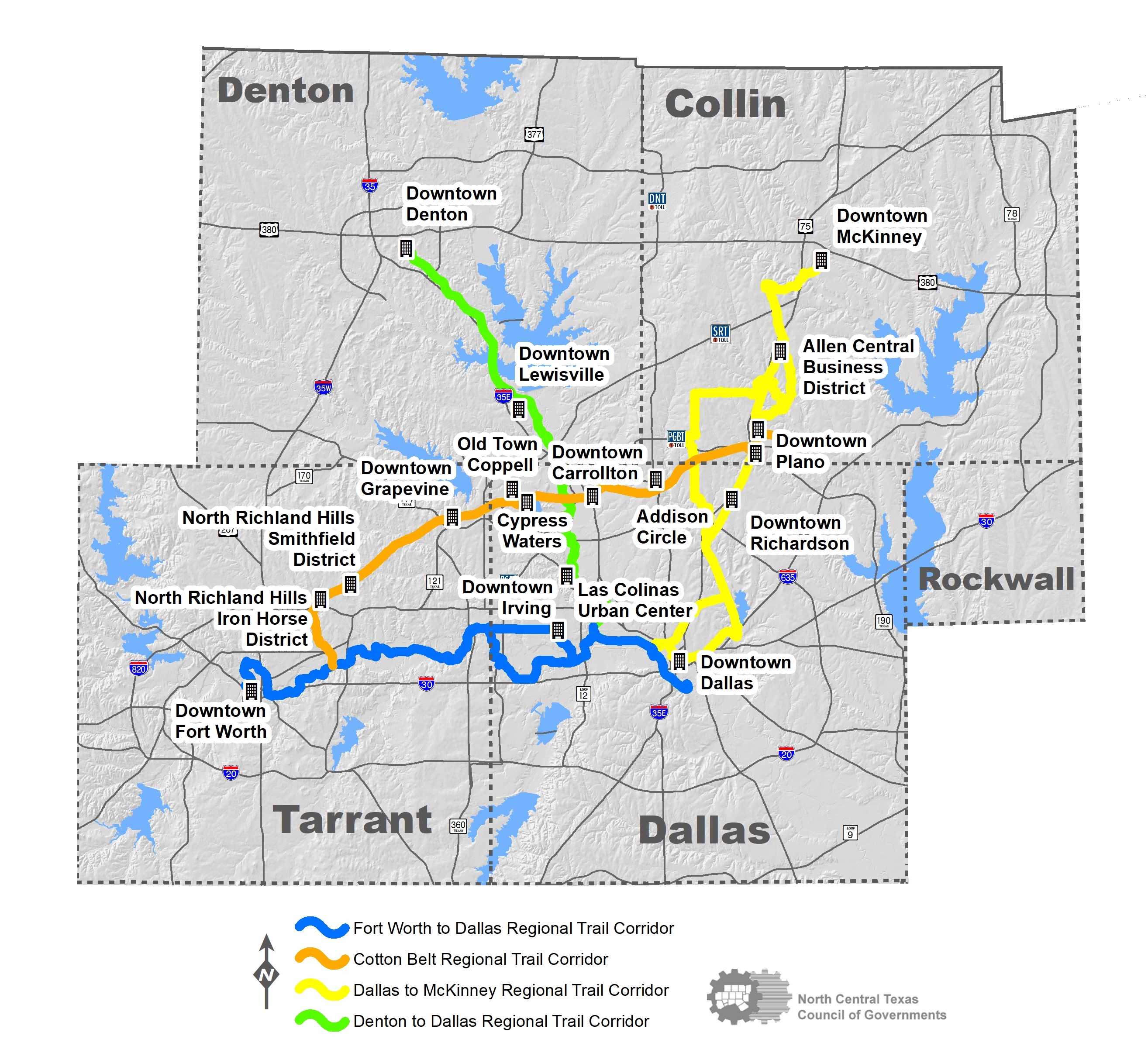 dfw bike trails