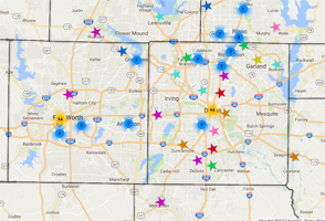 Map of Past CLIDE Awards Recipients